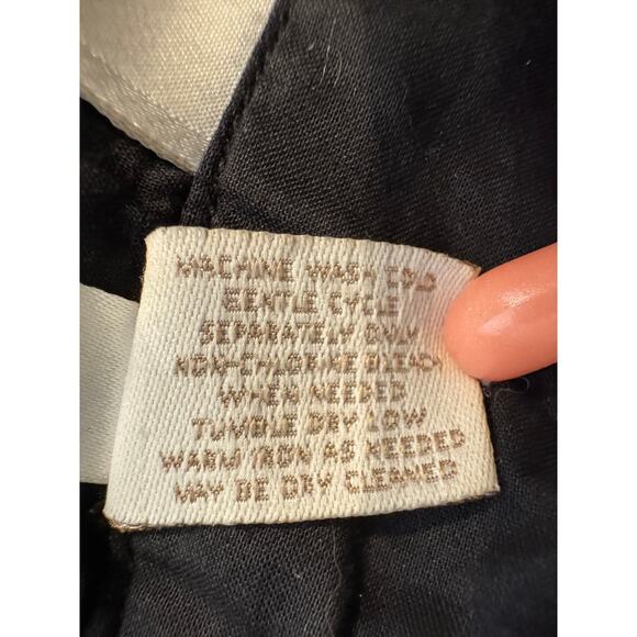 Chico's black & white jacket animal print stitched on design cotton Sz 0 US 4 - Picture 8 of 9